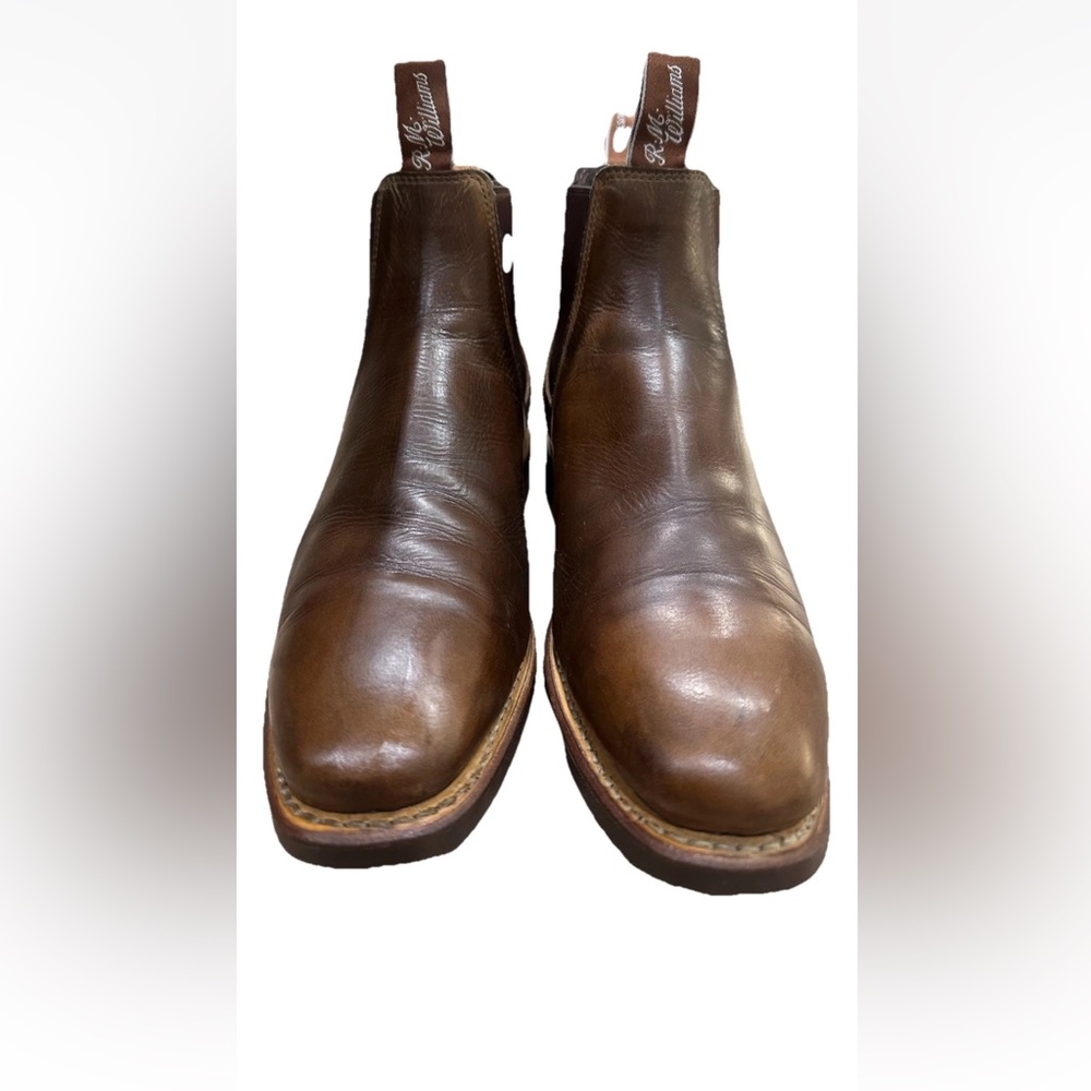 R.M Williams Craftsman Chelsea boot – caramel pull-up leather sz 8G 9 US